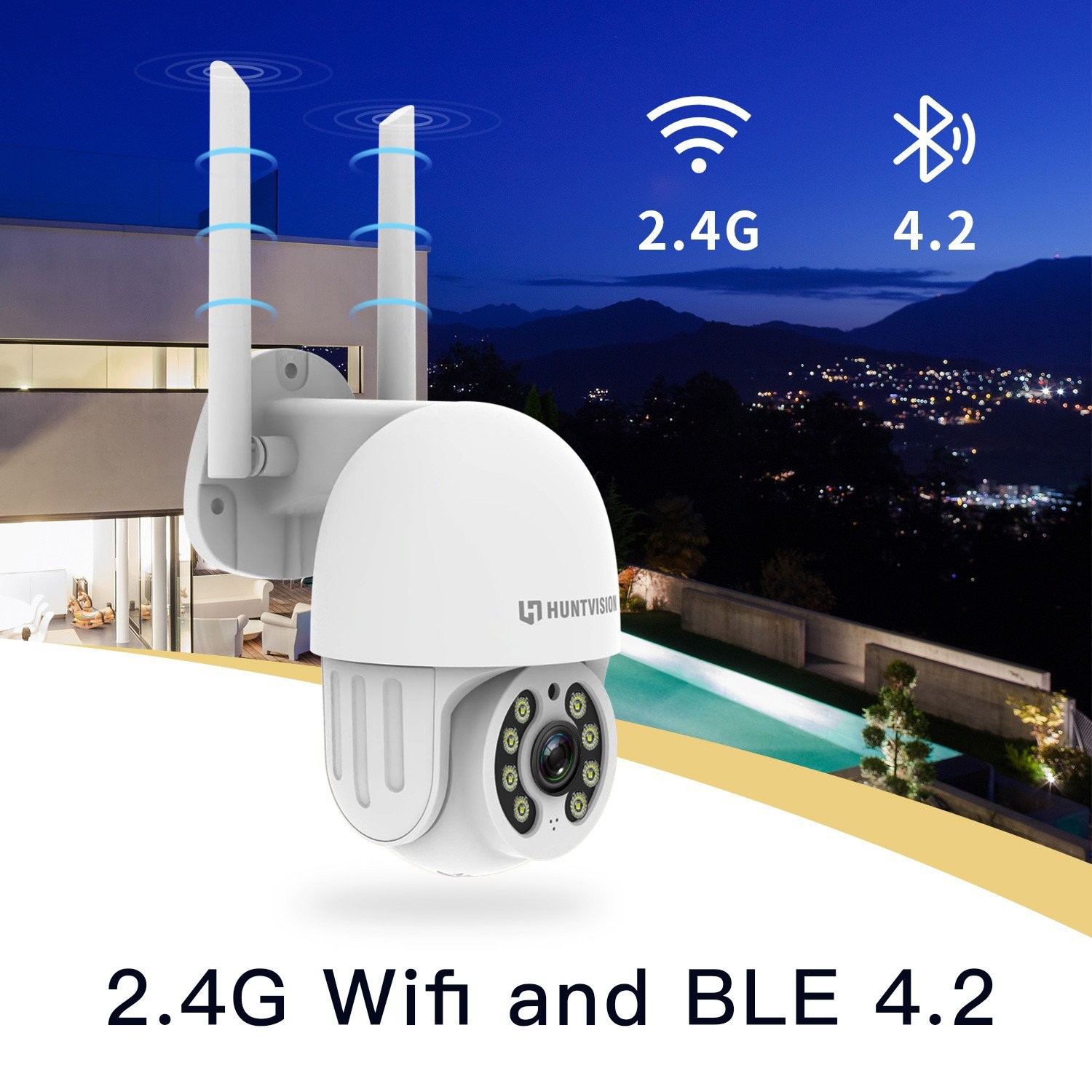 HuntVision E3-E3Z 3 MP full HD intelligent camera, Smart human detection & video
