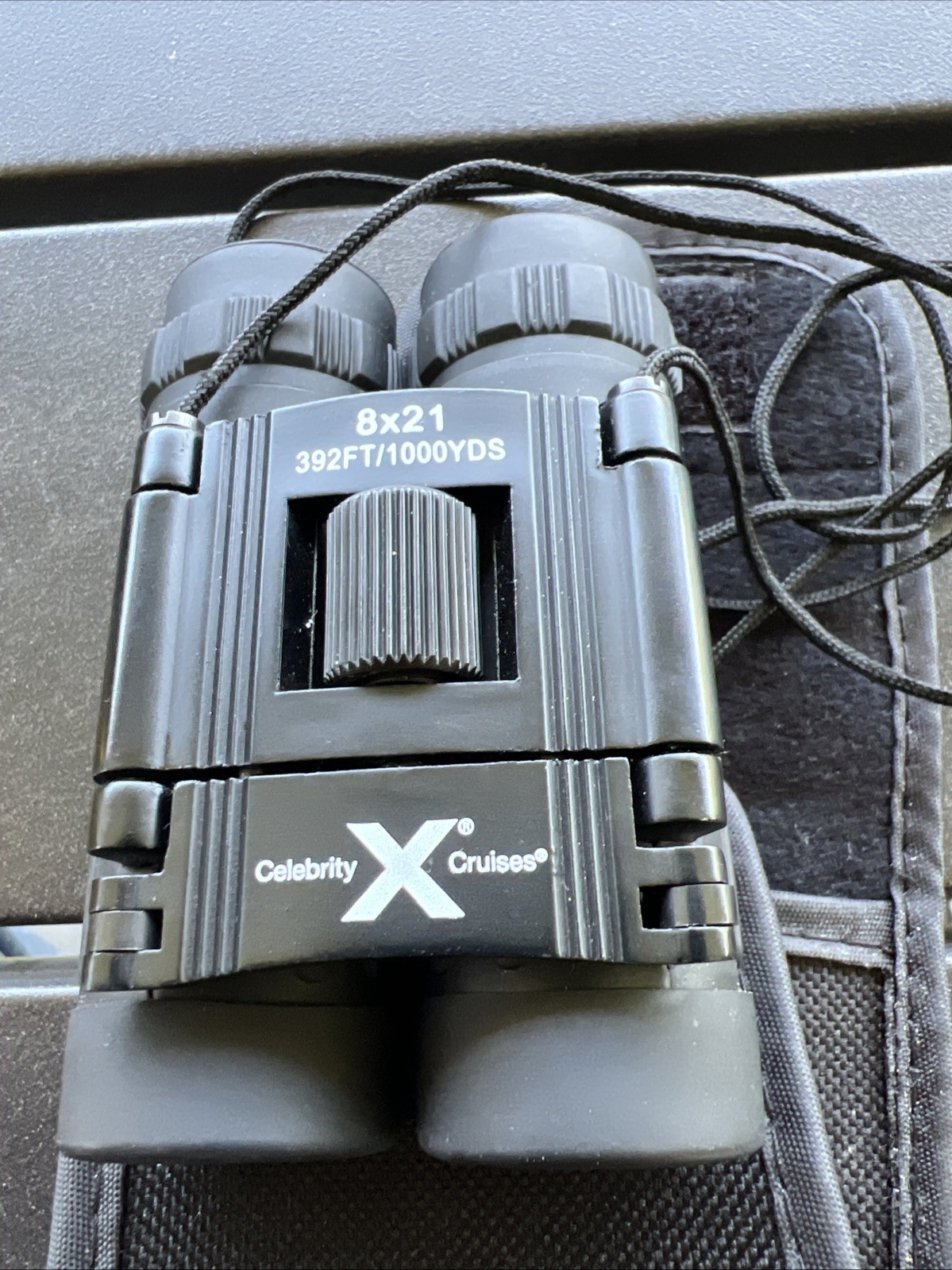 Celebrity Cruises Compact Binoculars 8x21 Folding Pocket Travel Optics W/ Case