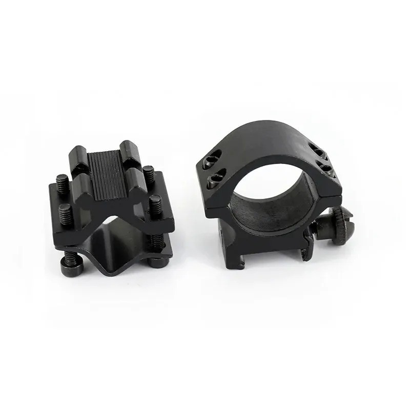 25mm Rail Mount Flashlight Laser Torch Holder Clip for 20mm Rail Gun