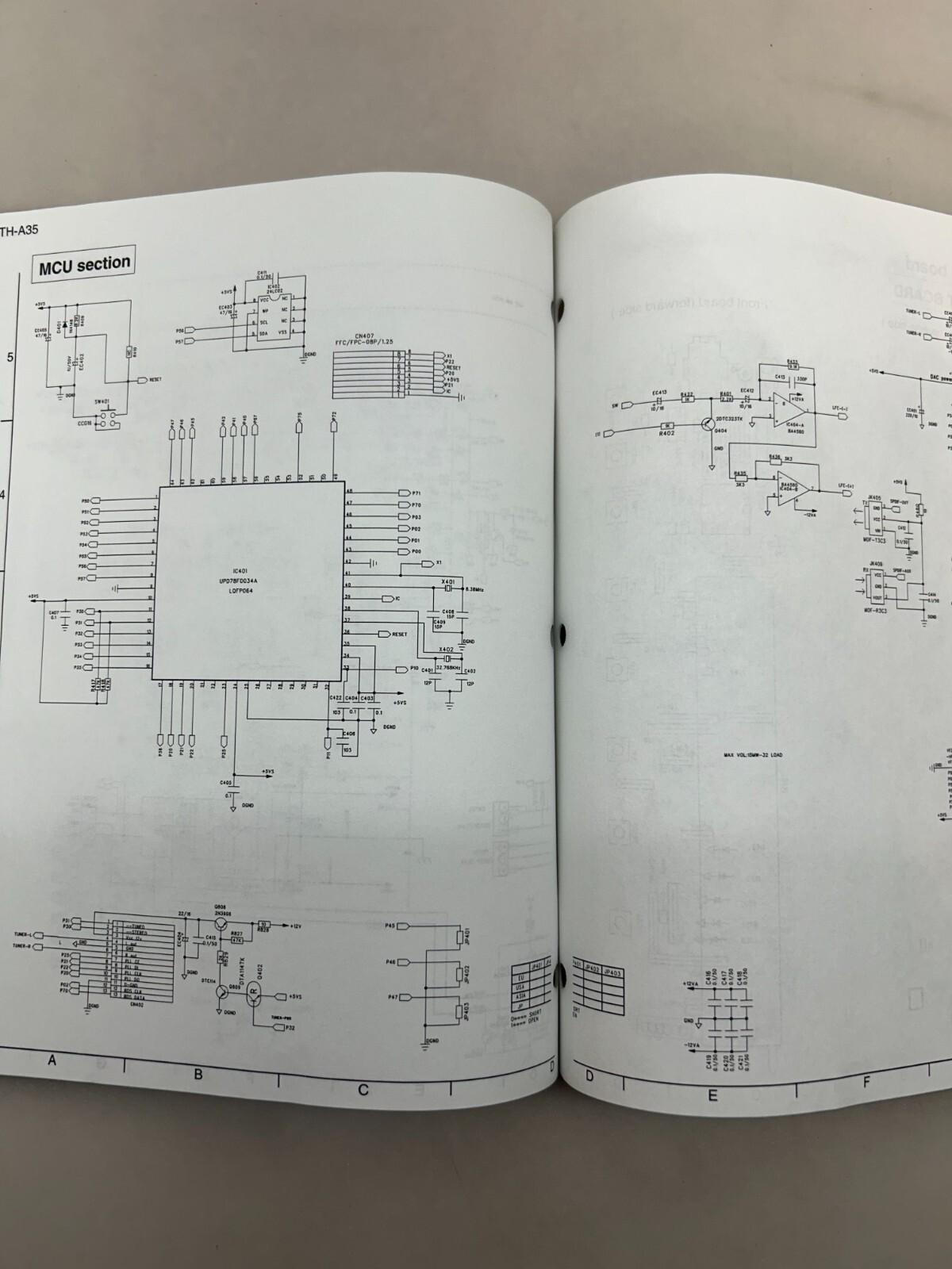 JVC TH-A35 Original Schematics Free Shipping