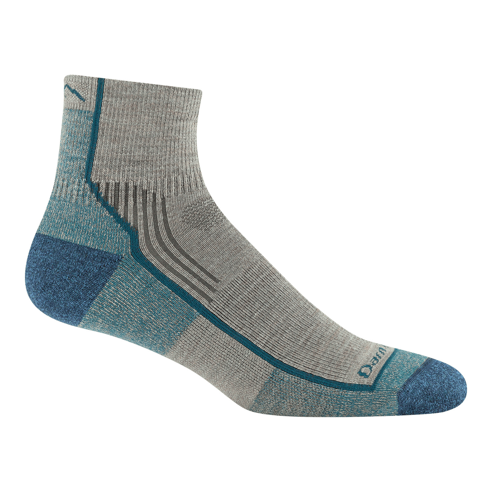 DARN TOUGH 1959 RYE Men's Hiker Quarter Midweight Hiking Sock 1/4 Cushion Socks