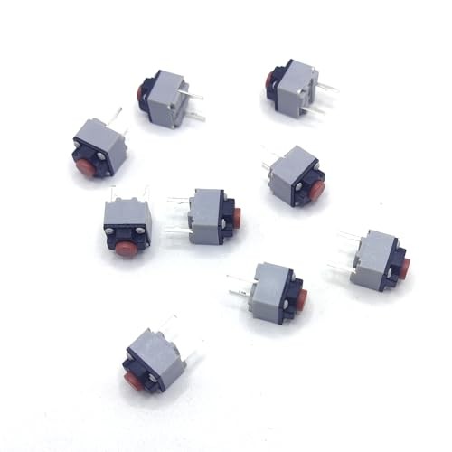 9 Piece Mute Tactile Push Button 6 * 6 * 7.3MM Square Silent Wireless Wired