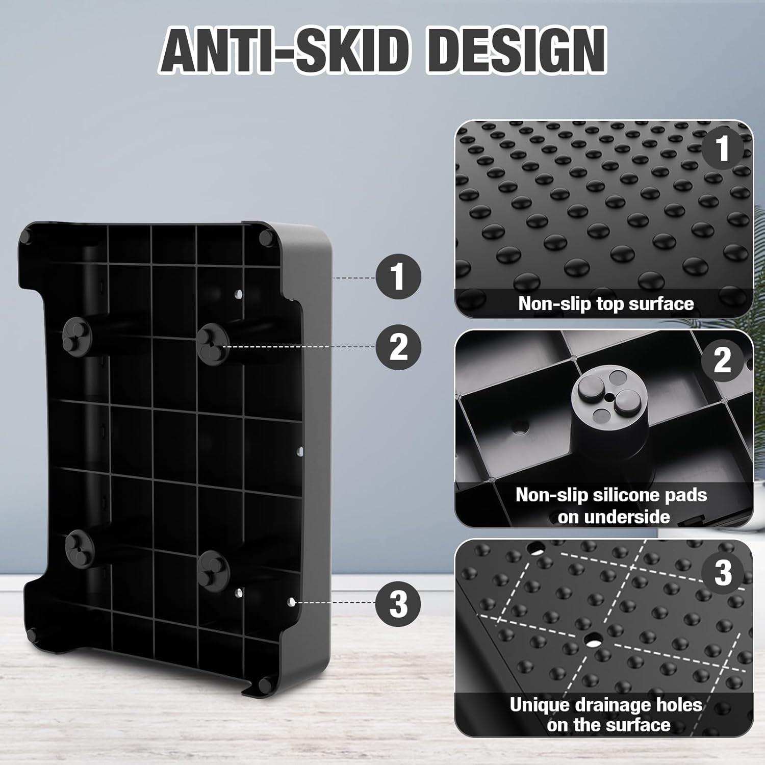 Mobility Step Stool for Adults & Seniors - Non-Slip Platform Indoor