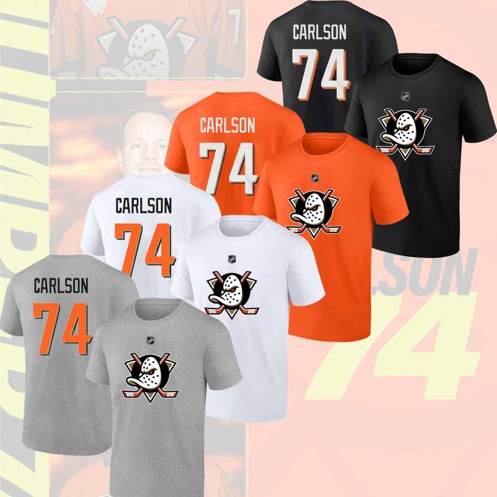 John Carlson #74 Anaheim Ducks Team Name & Number Player Unisex Gifts For Fans