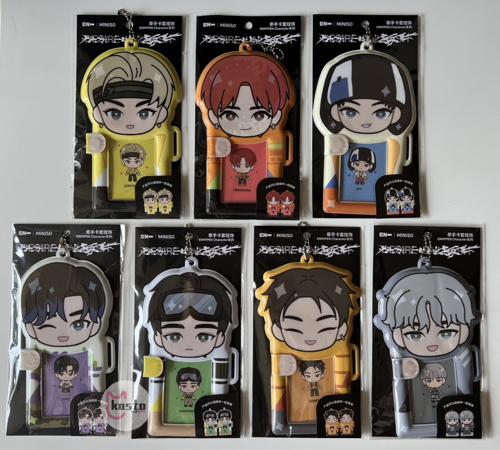 Enhypen Miniso Land Character Hand Holding Card Holder DESIRE UNLEASH Official