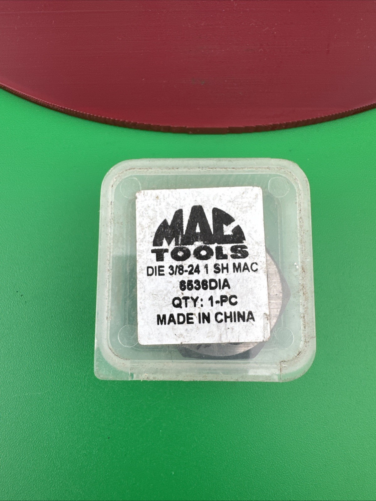 Mac Tools 6536DIA SAE Hexagonal Die 3/8"-24 NF - 1" Shank