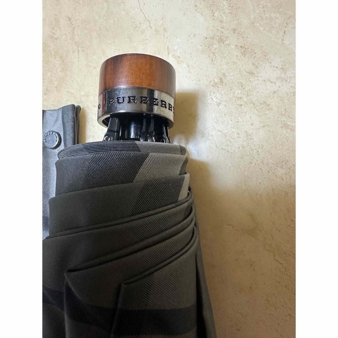 BURBERRY Folding Umbrella Nova Check Gray #10318