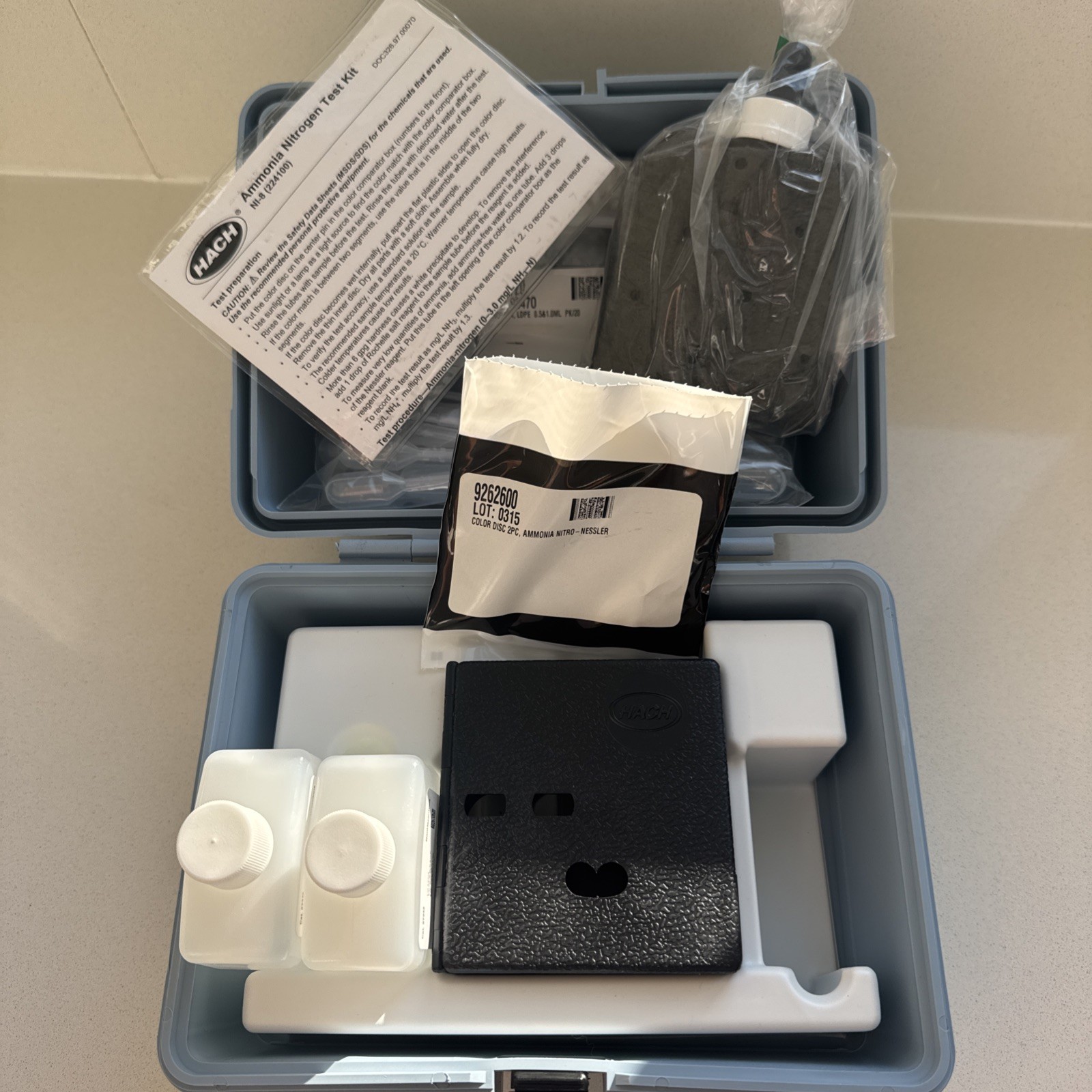 Hach Ammonia Test Kit