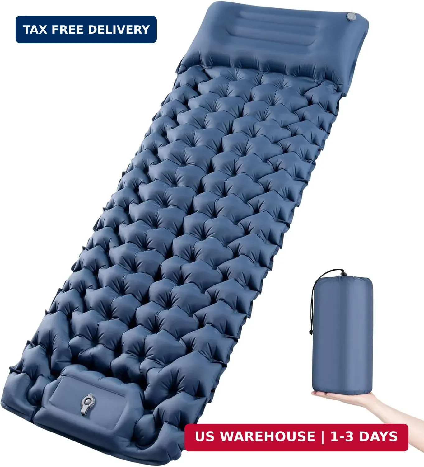 Sleeping Pad Camping, Ultra Lightweight & Compact Mattress for Outdoor & Indoor,