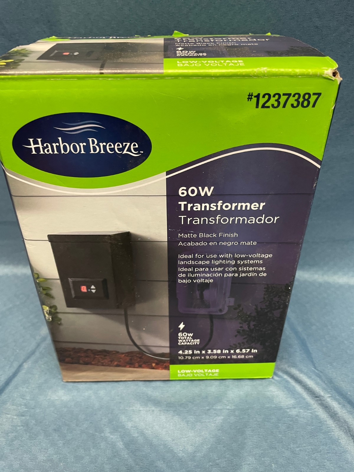 Harbor Breeze LVT60MBK 60 Watt Multi-Tap Landscape Light Transformer with Timer