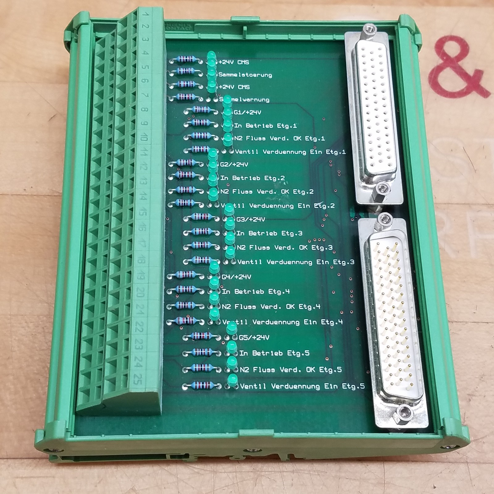 Phoenix Contact FLKMS-D50 SUB/M/ Interface Module, M&F Connector, Typ UM 108 FE