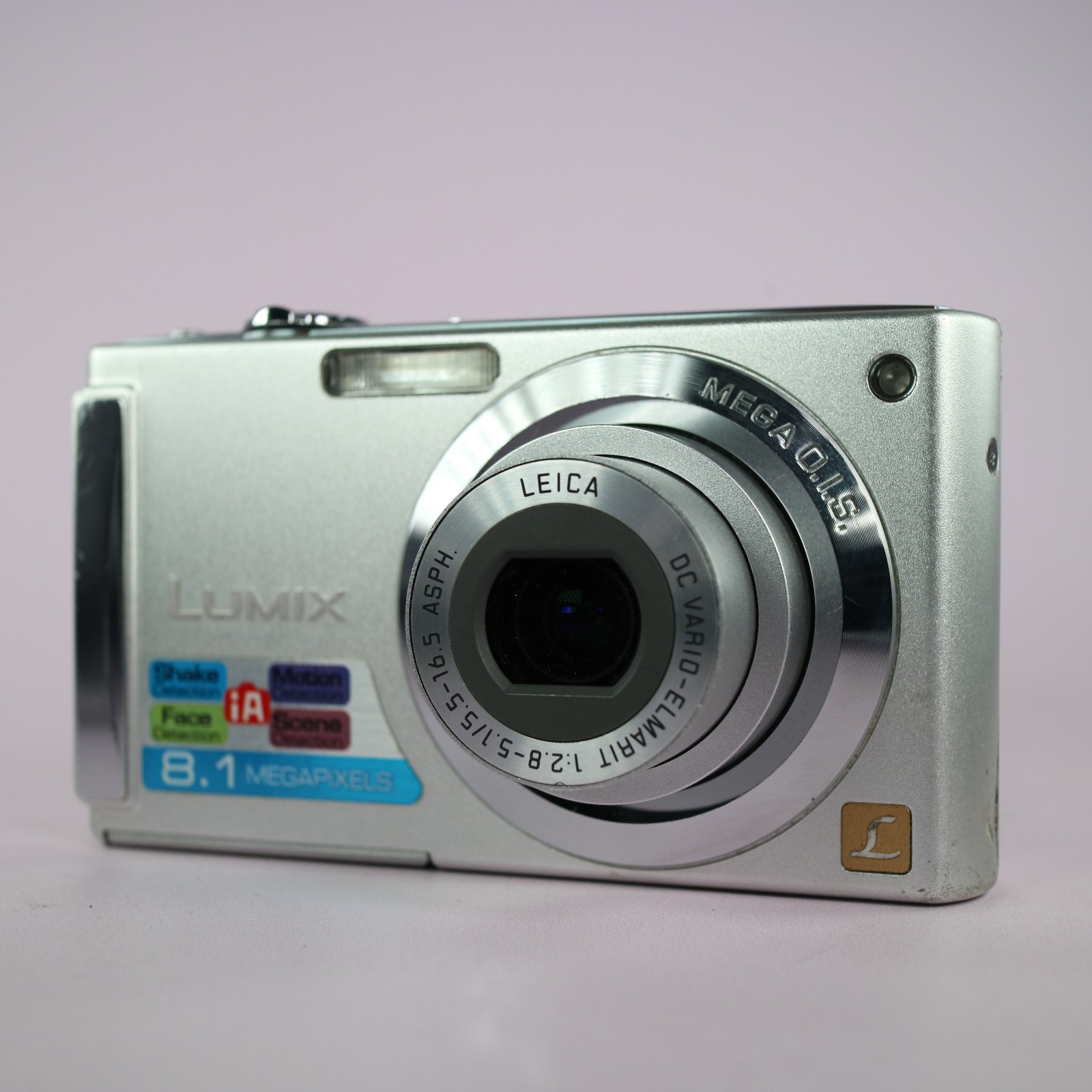 Panasonic Digital Camera Lumix DMC-FS3 8.1MP Silver Tested Full Working Set