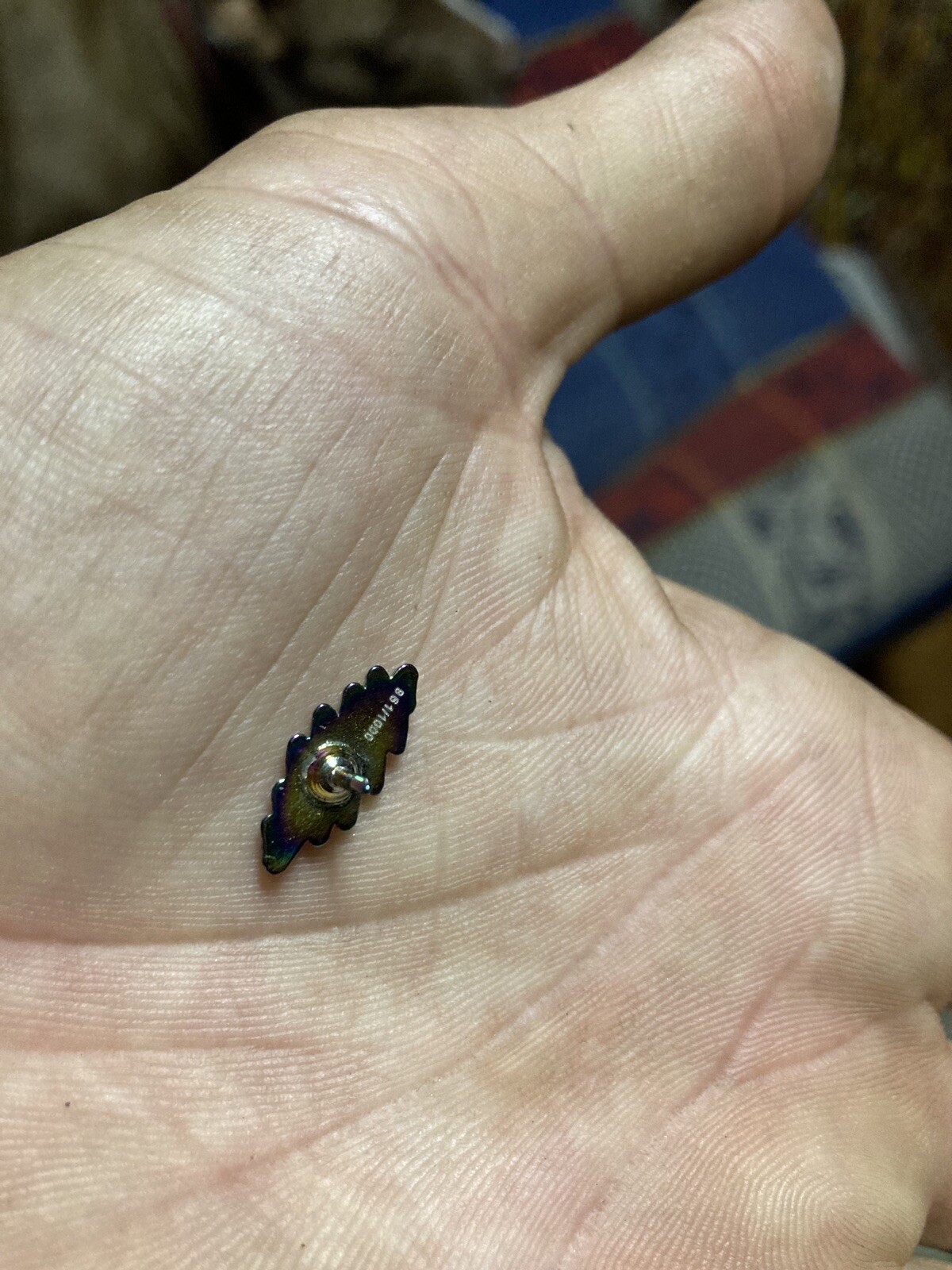 rainbow anodized mini grateful dead 13 Point bolt pin LE numbered