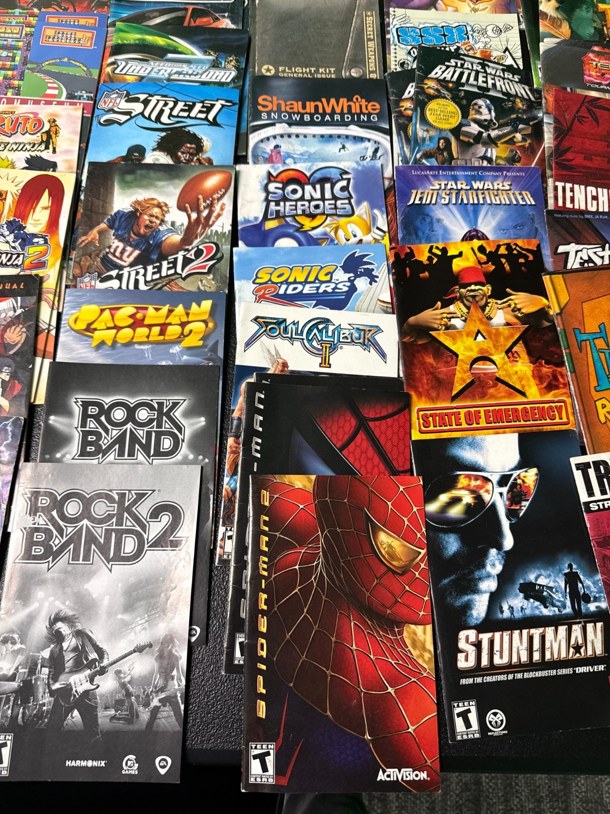 video game manuals lot Playstation 2