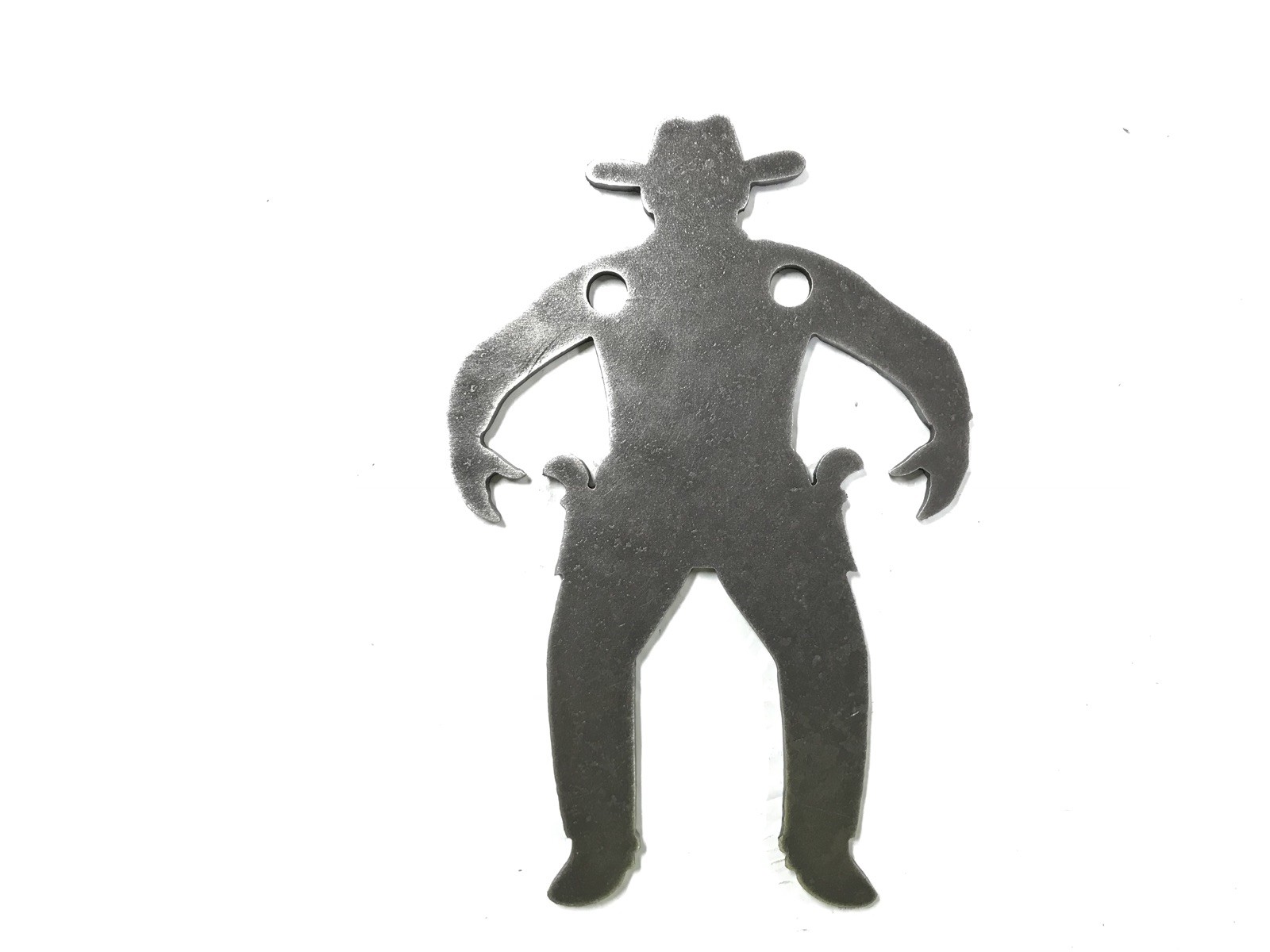 AR500 Cowboy Silhouette Steel Target Gong 12”X 8”X 1/2