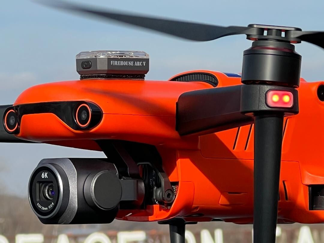 FIREHOUSE TECHNOILOGY ARC "V" PRO RED DRONE STROBE LIGHT DJI AUTEL SKYDIO