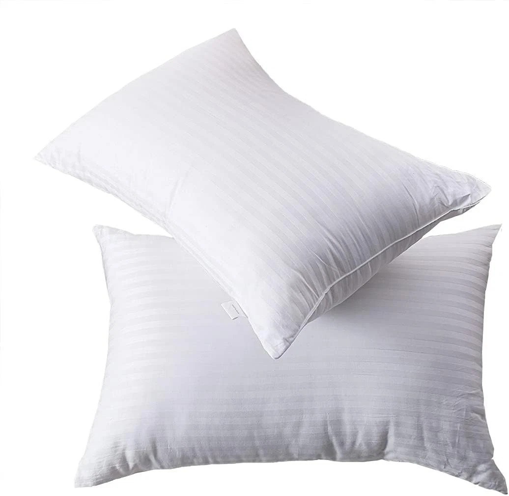 Breathable Queen Size Down Alternative Pillows - Soft 2 Pack for All Sleepers