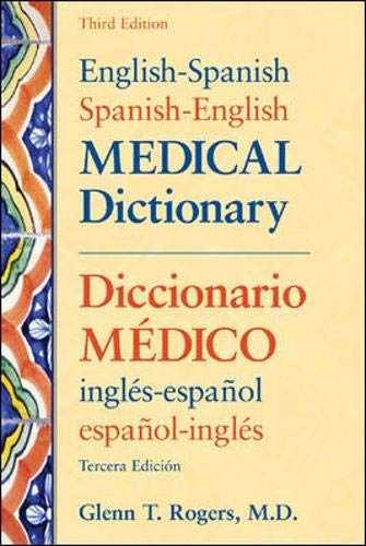 English-Spanish/Spanish-English Medical - Paperback, by Rogers Glenn - Very Good