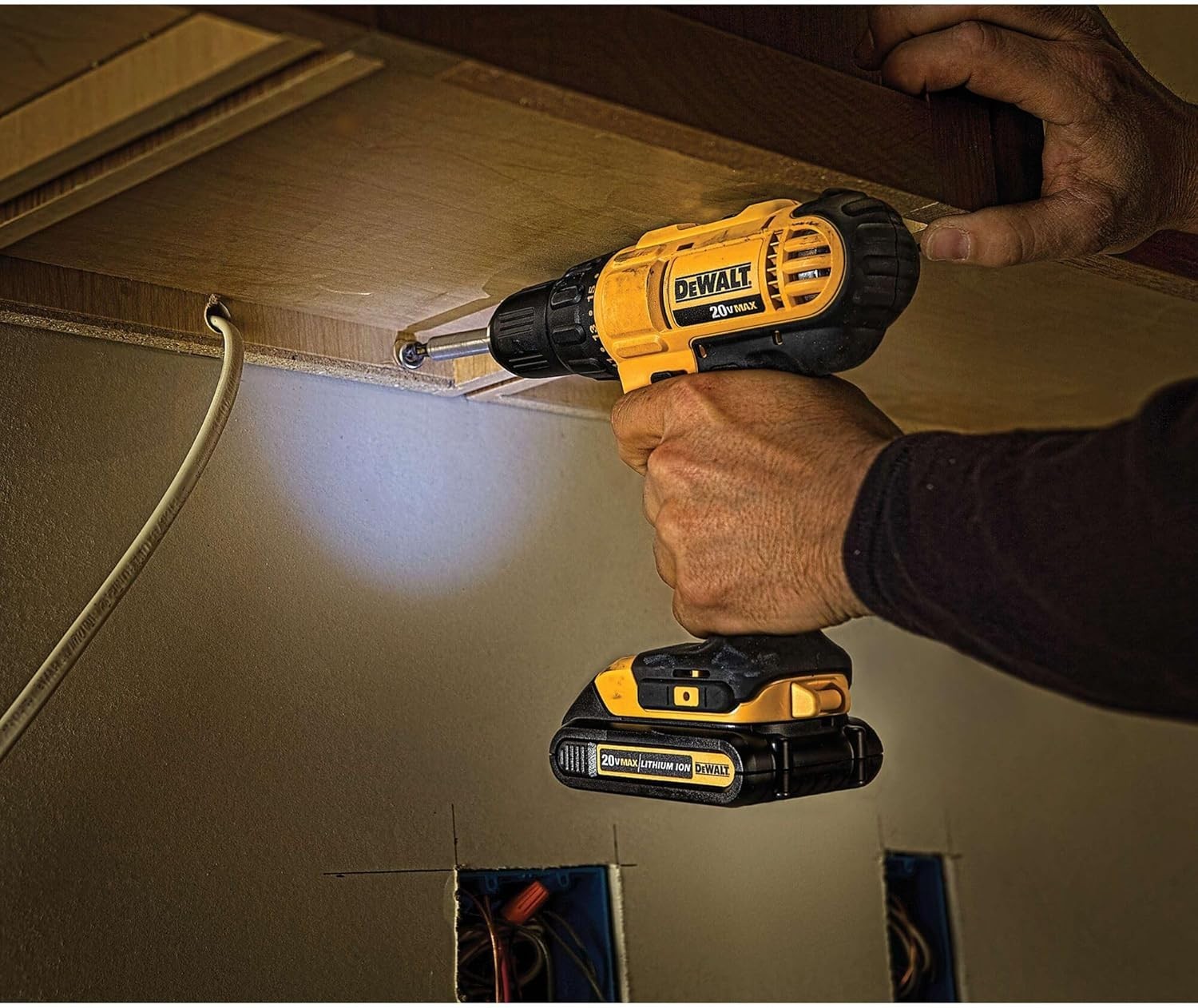 20V Max Cordless Drill/Driver Kit with Dual Batteries and Charger