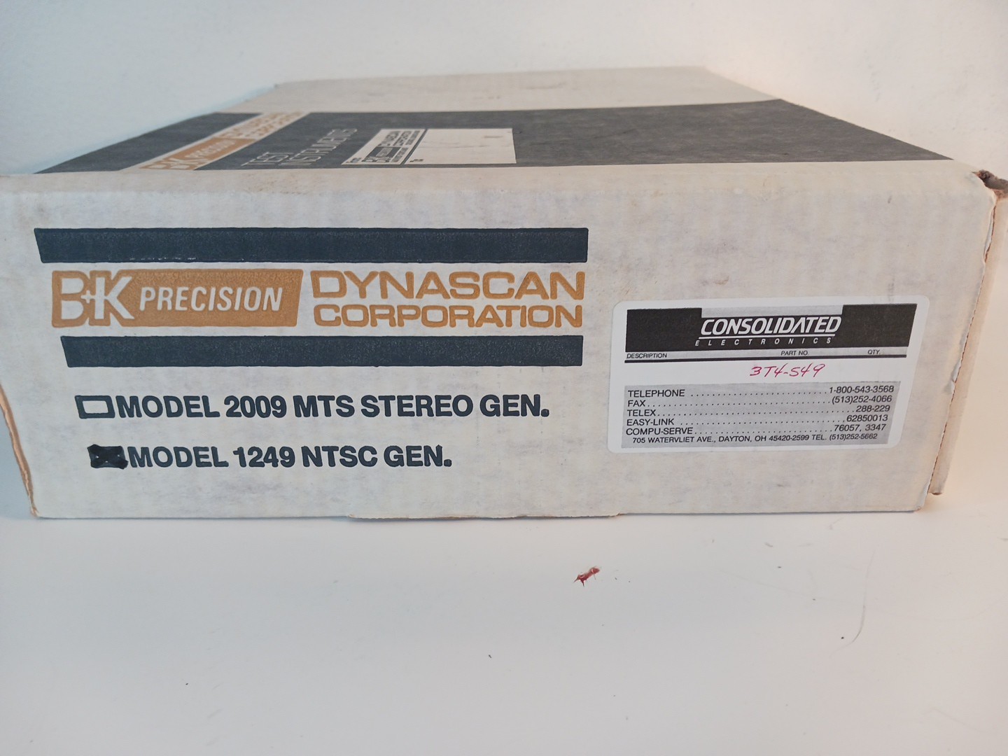 New Old Stock BK Precision Model 1249 NTSC Generator