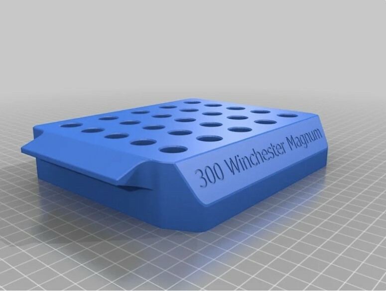 .300 Winchester Magnum Reloading Block | Tray Fast Shipping 25 RDS