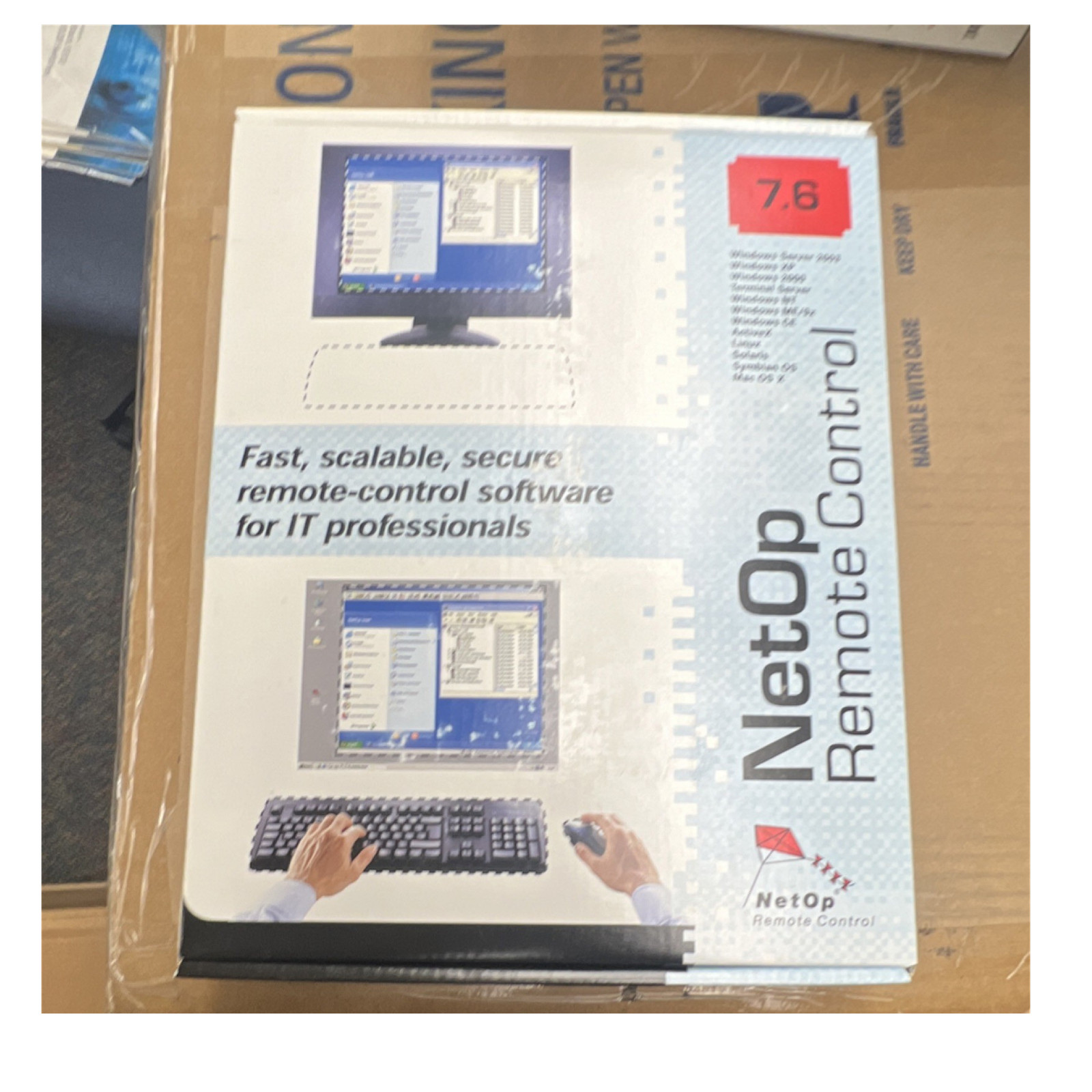 NetOp Remote Control v7.6 Remote Desktop & Access CD for Windows XP/2000 English