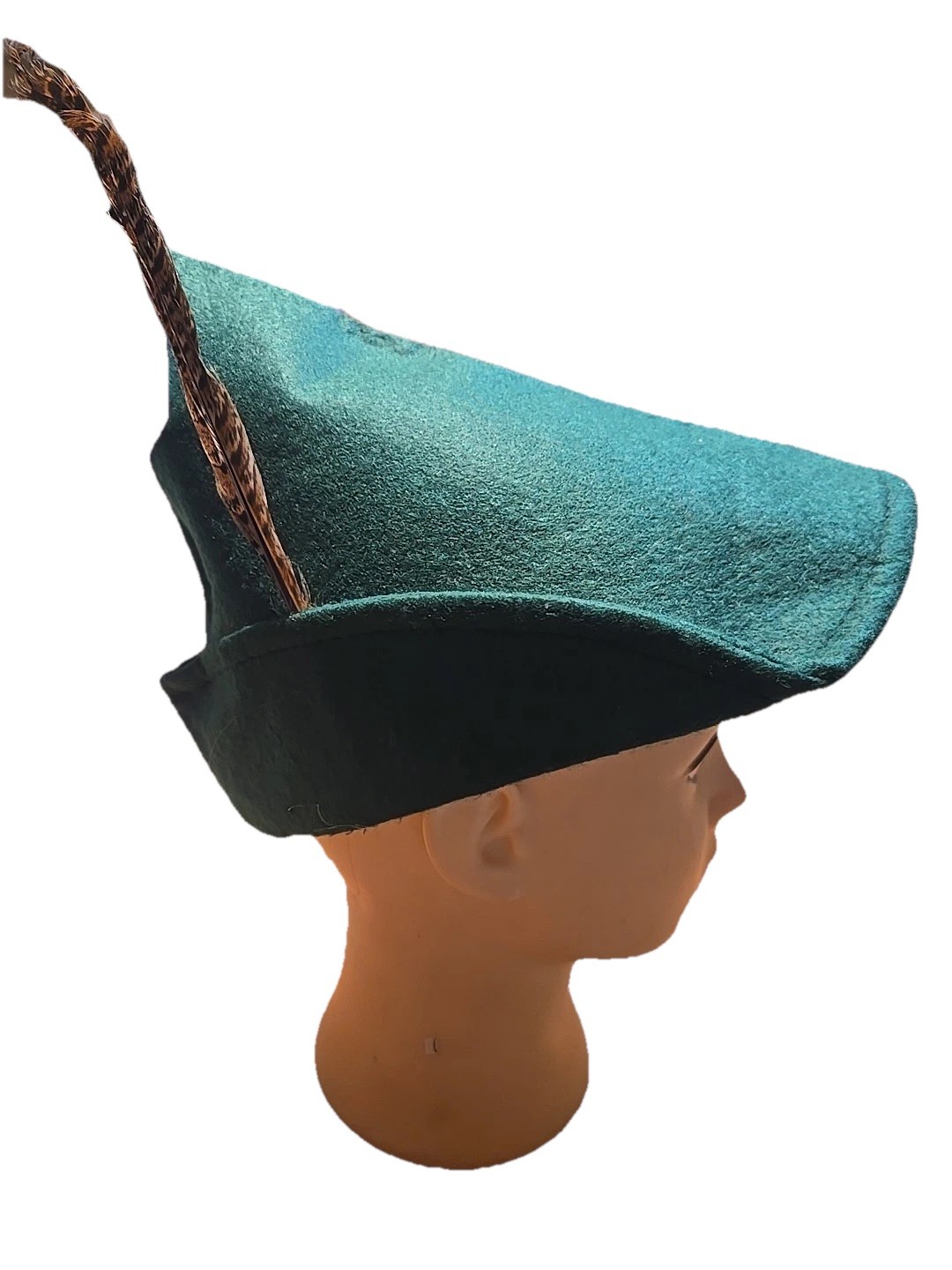 Felt Robin Hood Hat Adult Medieval Renaissance Peter Pan New With Tag