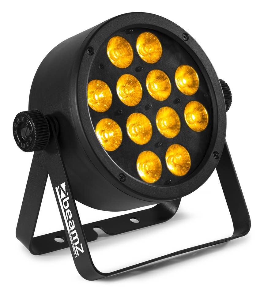 BEAMZPRO BAC306 PROPAR ALU12 X12W6-1RGBWA-UV THEATRE HEADLIGHTS