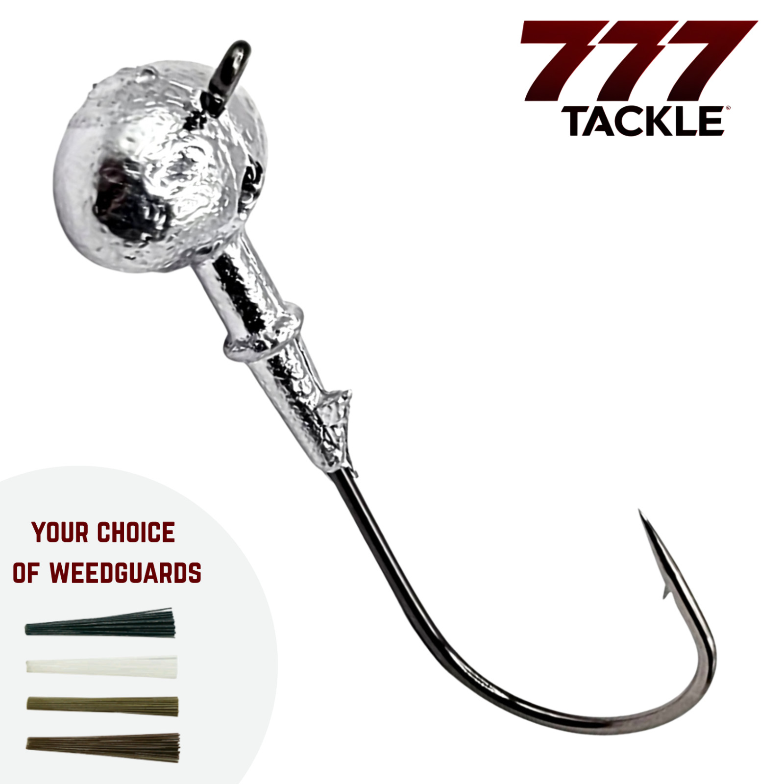 Football Weedless Bass Fishing Jig Lure Mustad Hook UnPainted 50 or 100 Pack