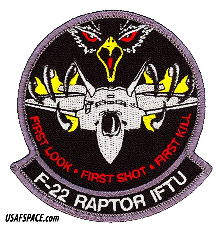 USAF 325TH OPERATIONS SUPPORT SQ -F-22 RAPTOR IFTU-Tyndall AFB- ORIGINAL PATCH