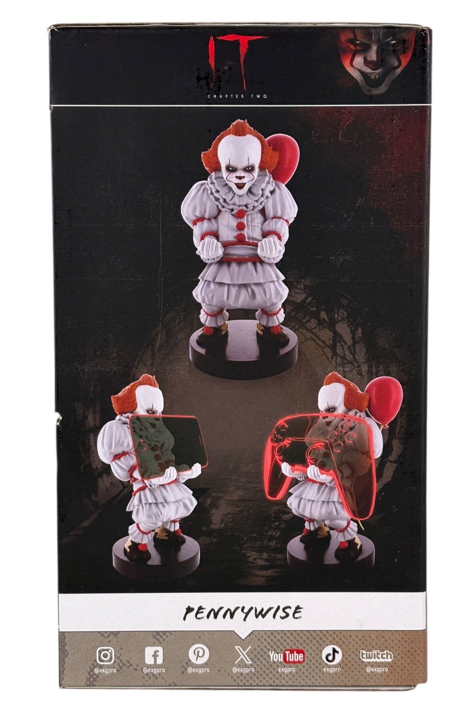 IT Chapter 2 Pennywise Phone And Controller Holder By Original Cable Guys