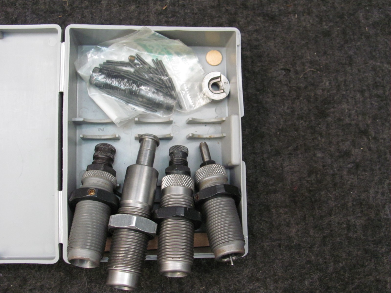 RCBS .45 ACP/ GAP CARBIDE T/C RELOADING DIE SET WITH EXTRAS, 18915