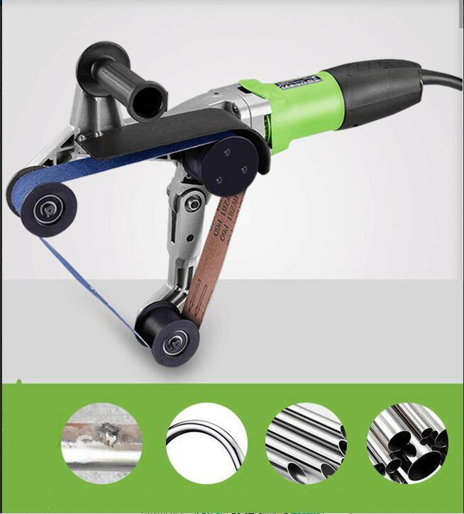 Pipe Tube Belt Sanders Polisher Stainless Steel Tube Polishing Machine O