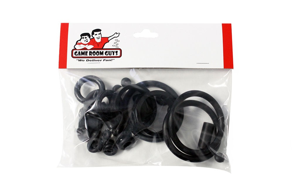 Stern Walking Dead Pro Pinball Machine Replacement Repair Rubber Ring Kit Black