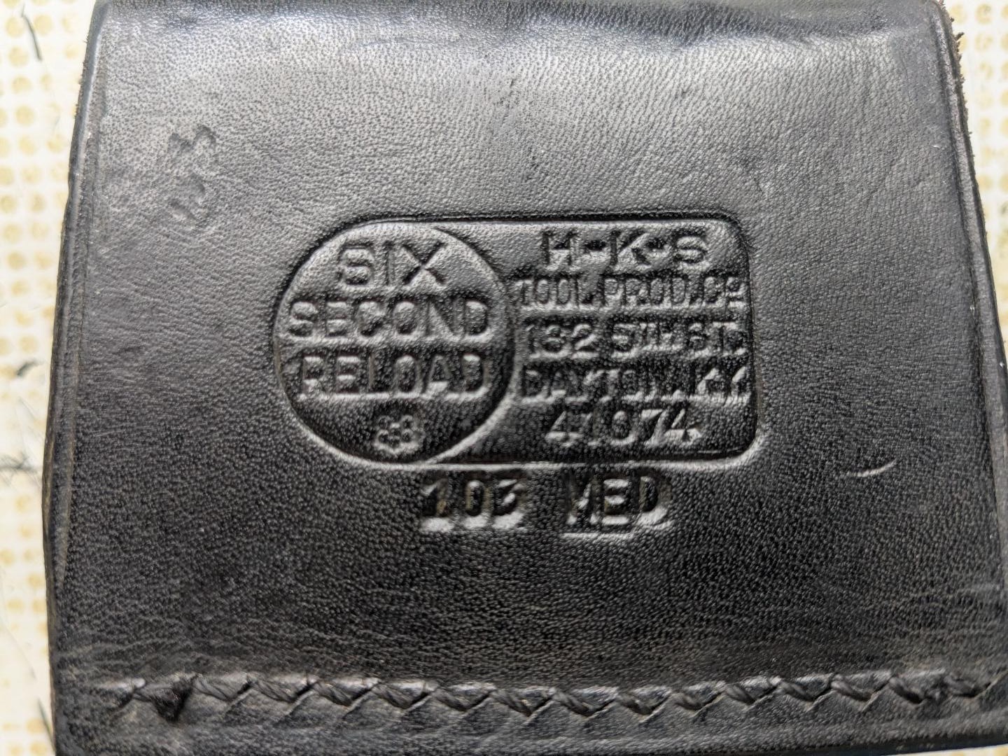 H-K-S Six Second Reload Double Speedloader Holder 103 Meddium