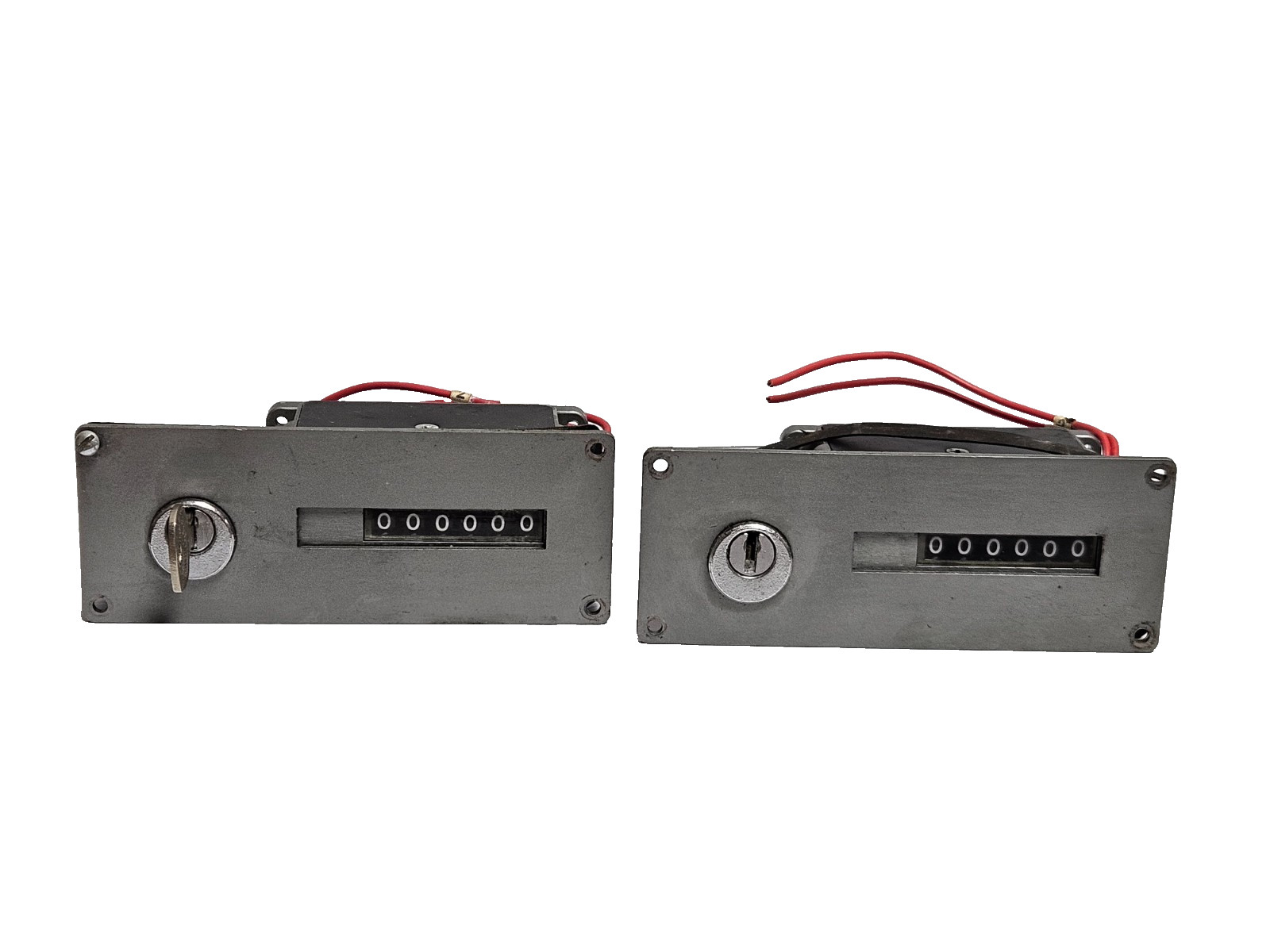 Lot of 2 Durant 6-Y-1-2-RMF-PMU Panel Mount Counter Module 6 Digit 115Vac 7Watt