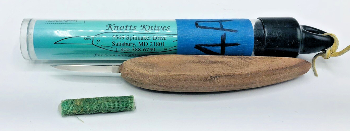 KNOTTS KNIVES WOOD CARVING KNIFE WOODCARVING ORIGINAL rare whittling bird decoy