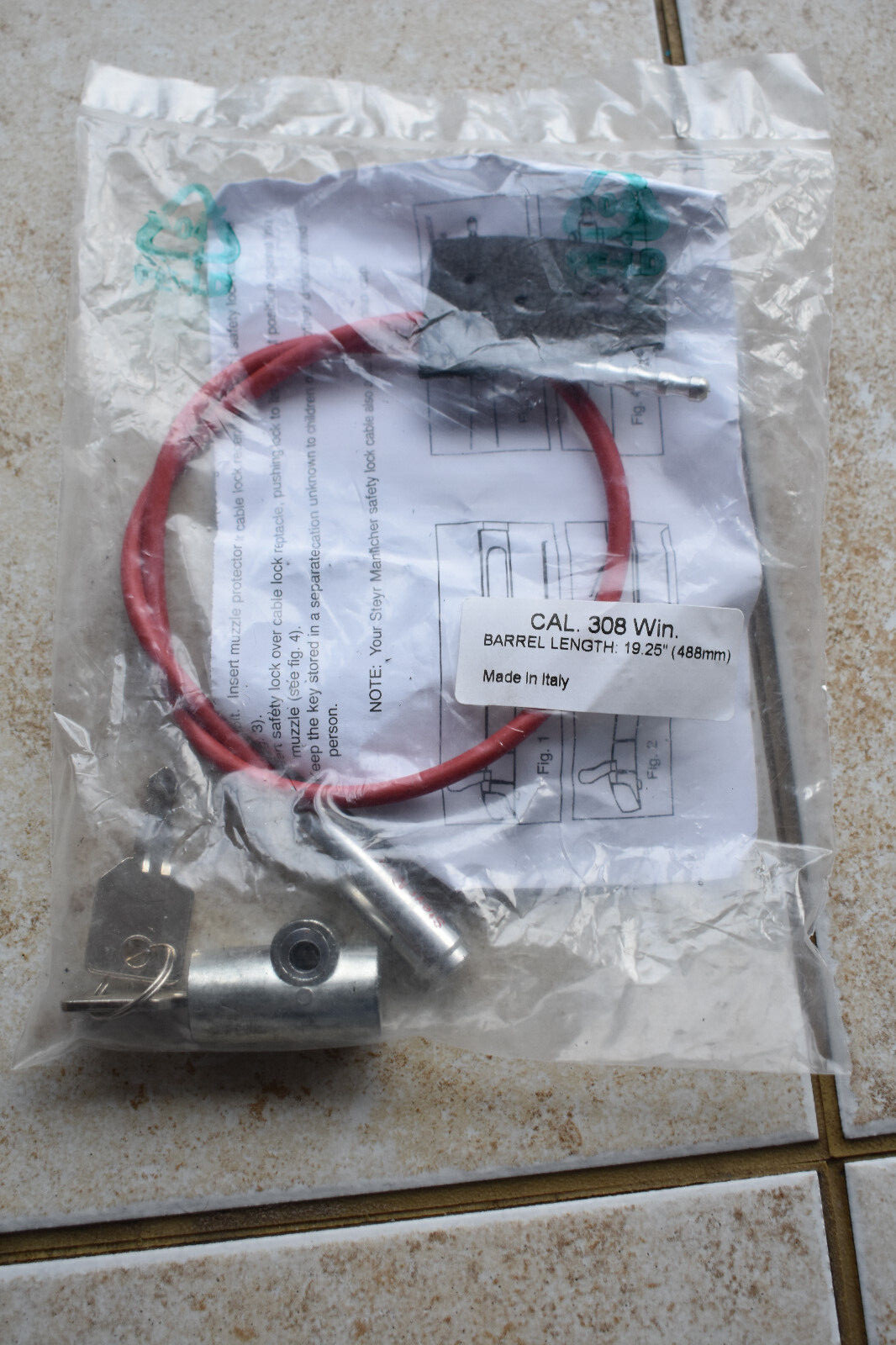 New GSI Gun Firearm Safety Lock .308 Win Winchester Barrel Length 19.25"