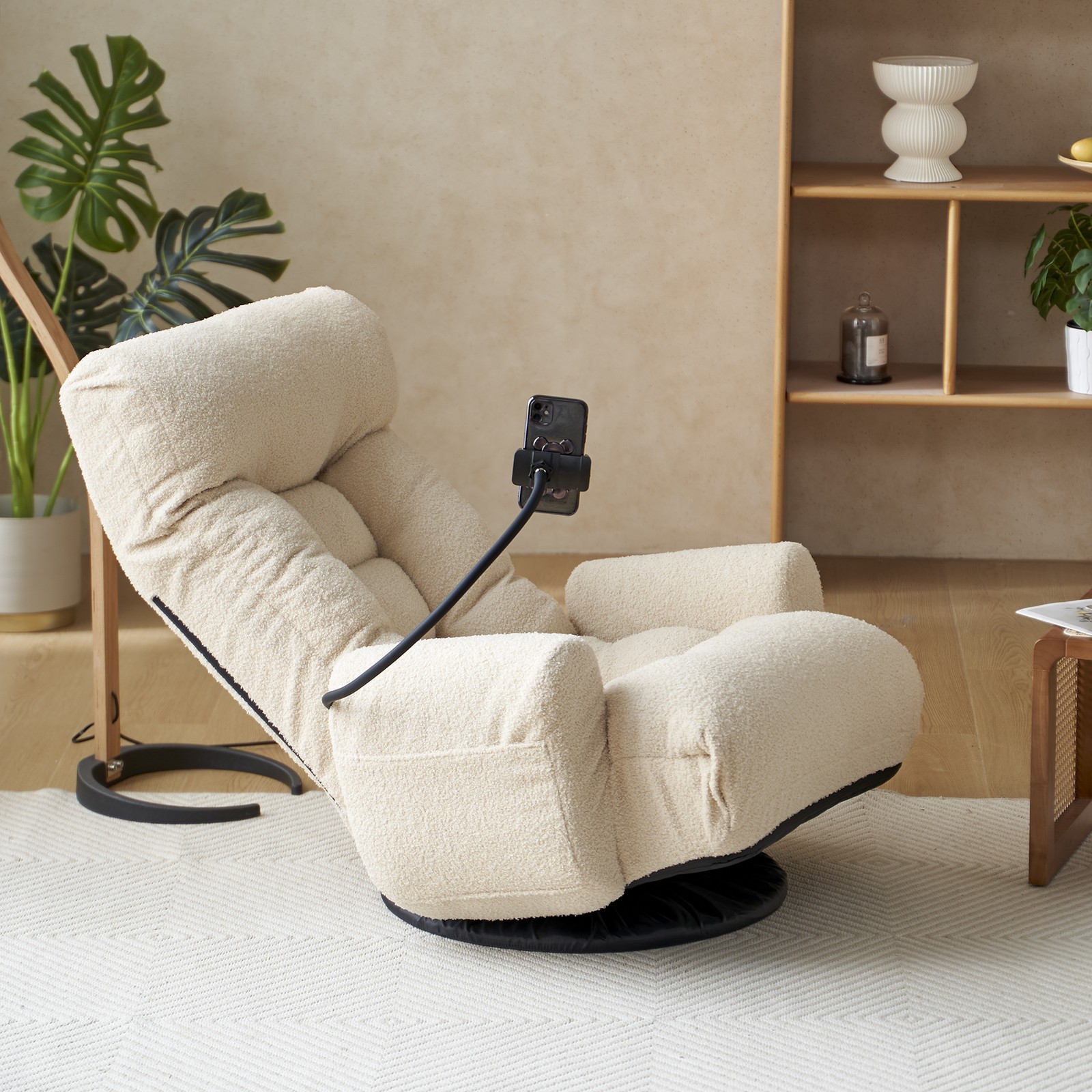 Adjustable head and waist, game chair, lounge chair in the living room, 360 de