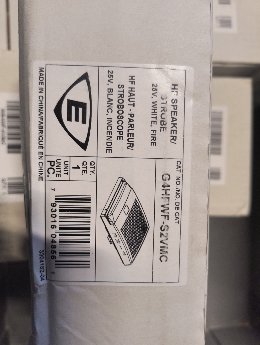 3 Ea Edwards Signaling G4HFWF-S2VMC Flush Mount Speaker Strobe White (Lot Of 3)