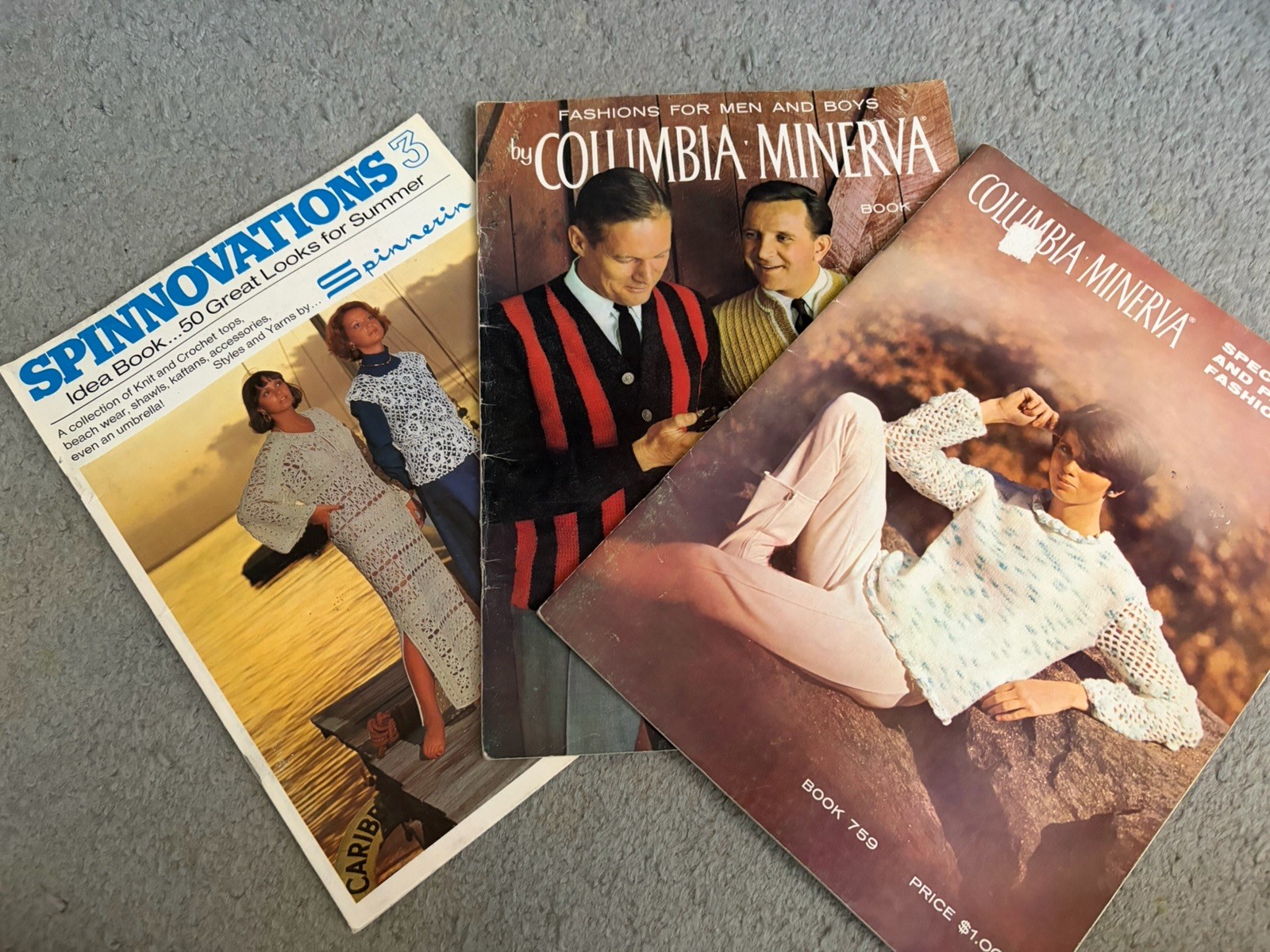 Vintage Columbia Minerva #749-759 & Spinnovations Lot Of 3 Magazines
