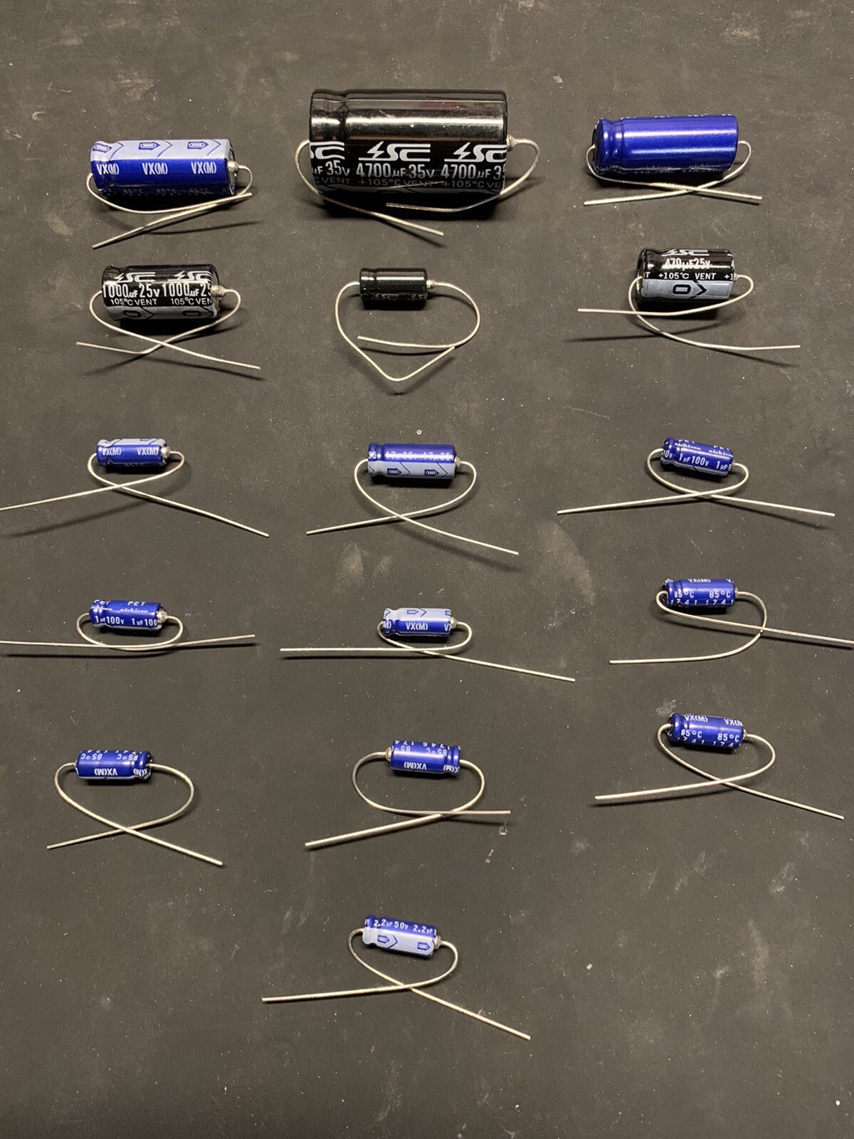 Capacitor Kit for Bally Arcade Pinball Squawk and Talk Sound Board AS-2518-61