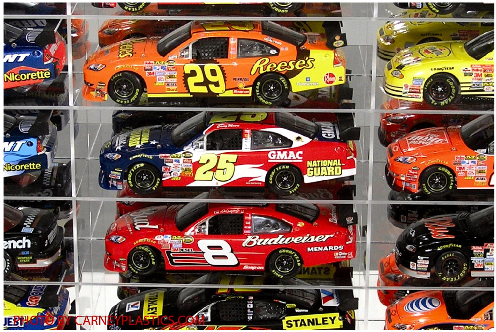 NASCAR Diecast Display Case, 24 Compartment 1/24 scale