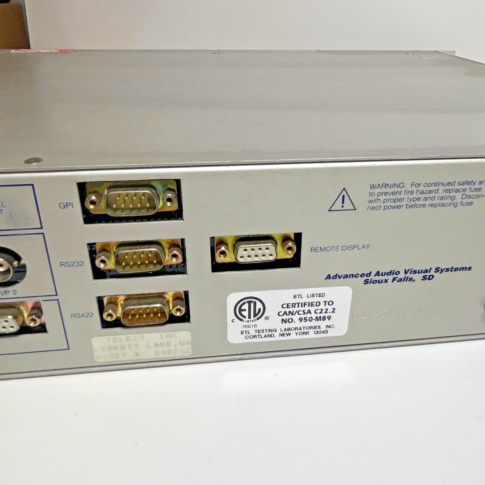 (sencore) ANS Digital Video Analyser S310 (E196)