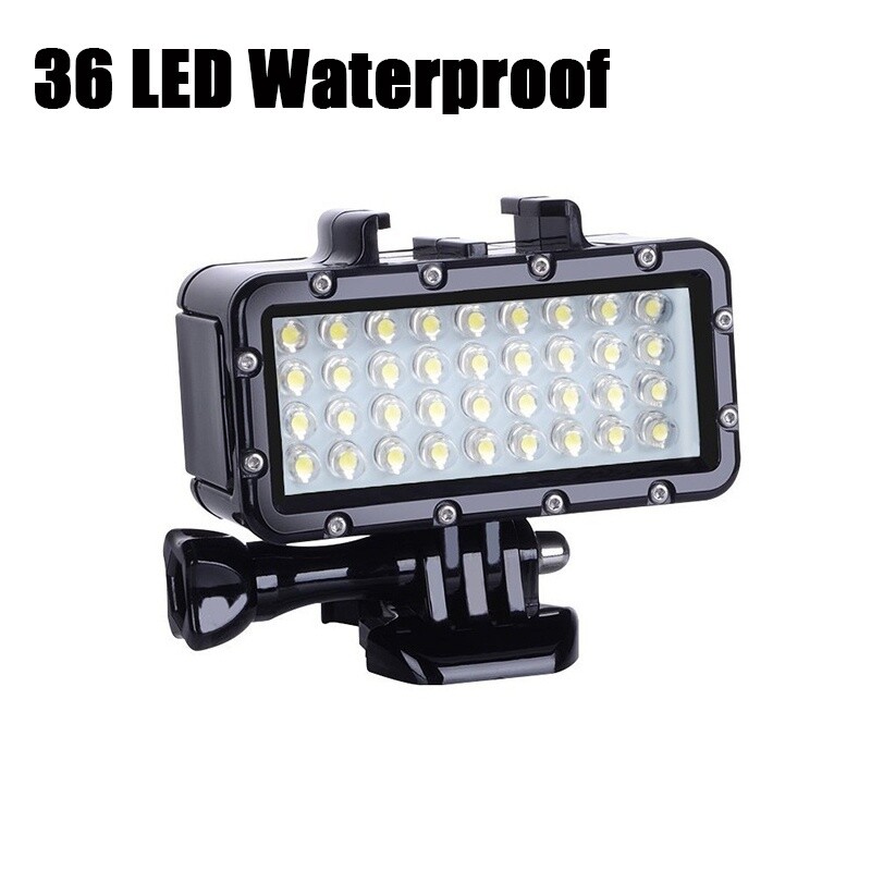 36/84 Mini Diving LED Dimmable Night Photography Diving Underwater Camera Light