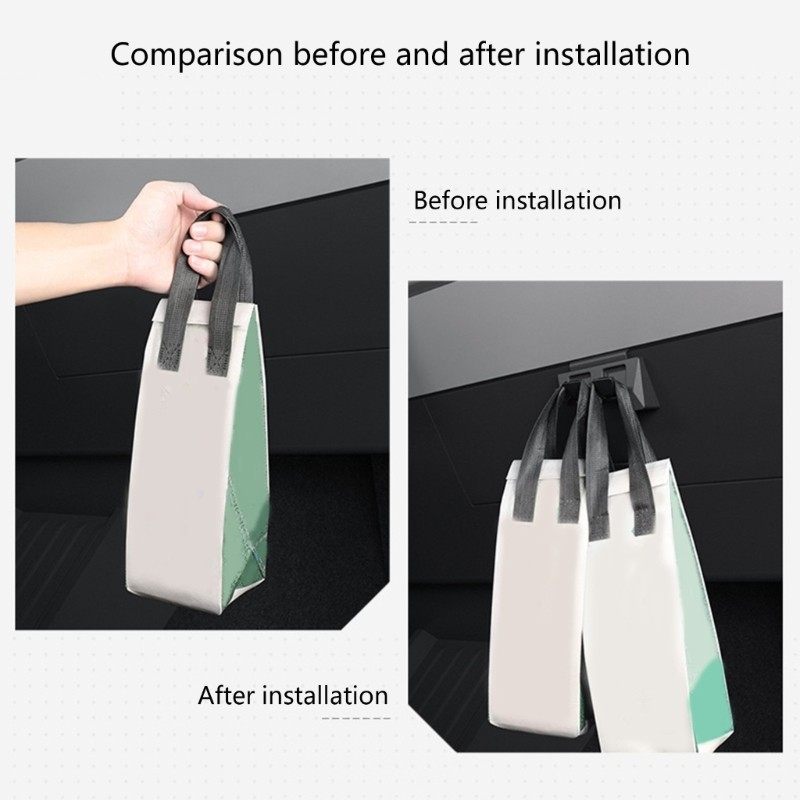 Seamless Glovebox Organizer Hook ABS Accessory Effortless Installation Hanger