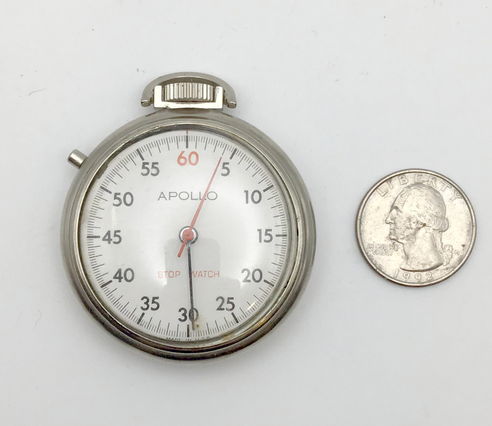 Vintage Apollo #36 Mechanical Wind Up Stopwatch - Working