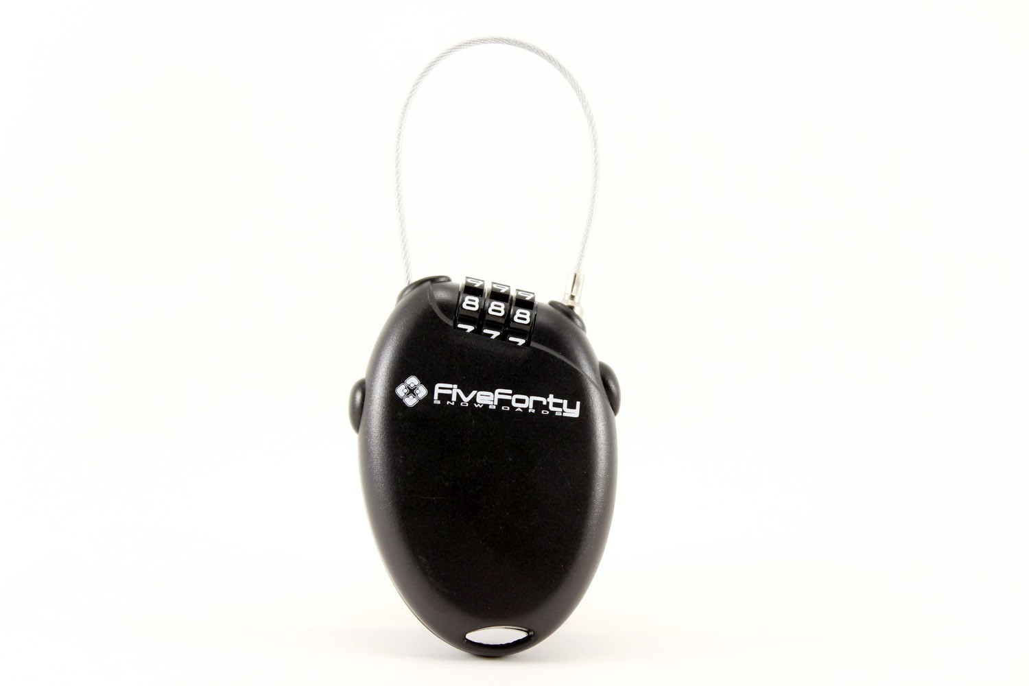 540 Mini Retractable Cable Lock Snowboard Mini Lock Black Retracting New