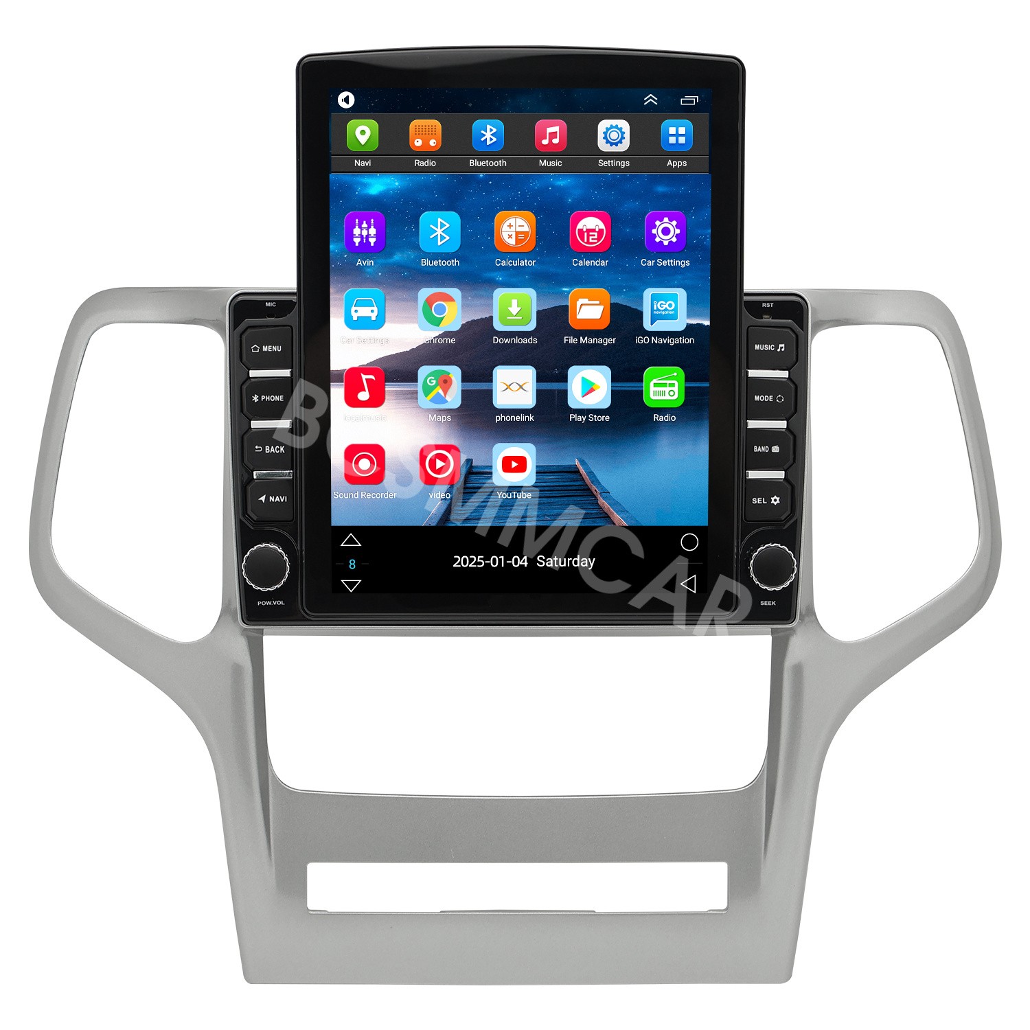 Vertical Screen Car Radio Stereo GPS Navi Fit For Jeep Grand Cherokee 2008-2013
