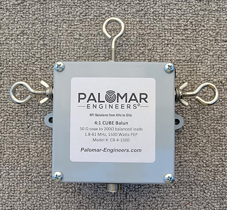 50:200 (4:1) CUBE™ Current Balun, 1.8-61 MHz, 1.5KW - Loop, OCF, Folded Dipol...